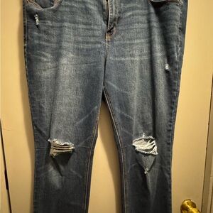 Old Navy Dark Blue Straight Jeans